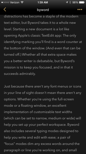 byword iphone