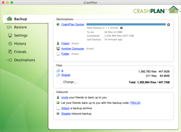 crashplan