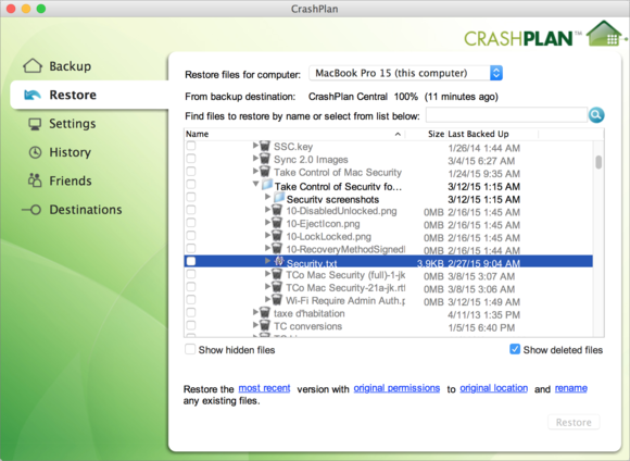 crashplanrestore