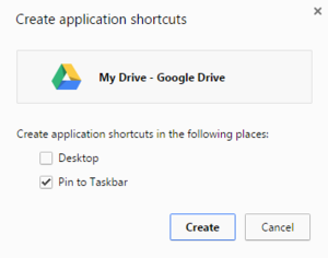 createappshortcutchrome