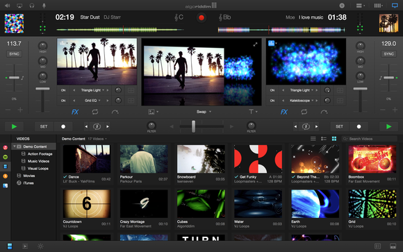 djay pro video mode