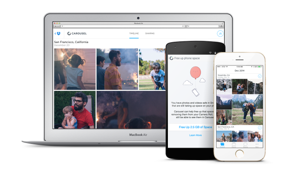 dropbox carousel devices