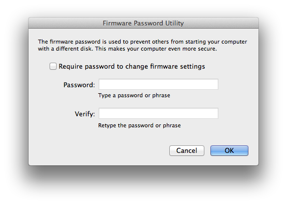 os x utilities reset password