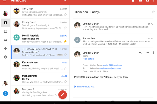 Gmail Lets Users Combine Inboxes in Android Update