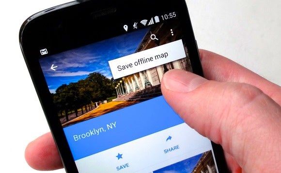 google maps app save offline map 3
