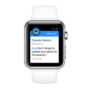 hipchat apple watch