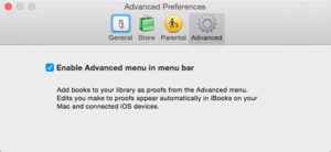 ibooks enable advanced