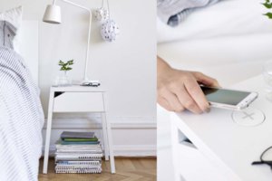 ikea wireless charging furniture