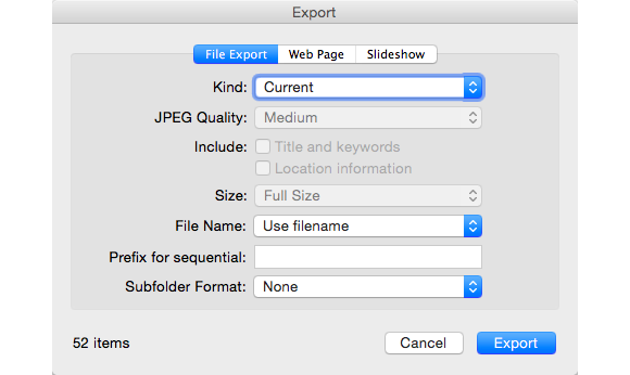 importing iphoto library
