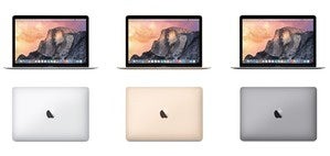 MacBook en trois couleurs