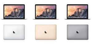 MacBook in three colors