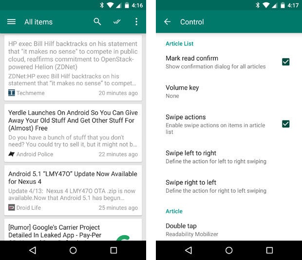 material design apps android feedly