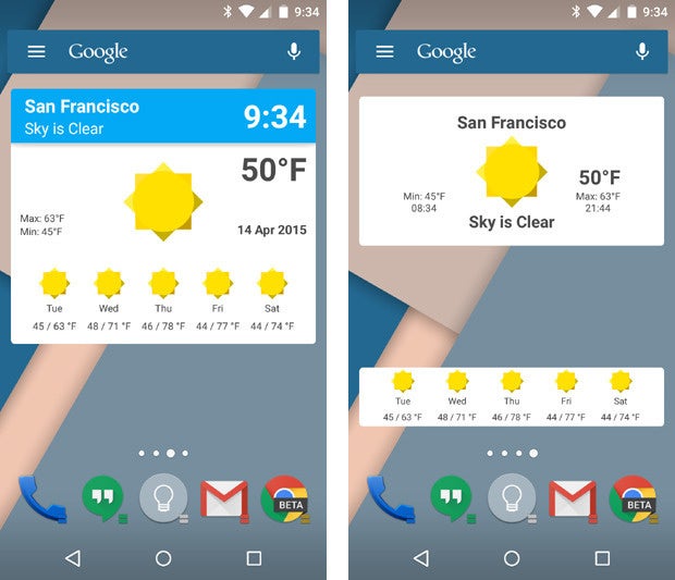 material design apps android material weather widget