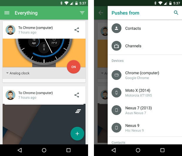 material design apps android pushbullet