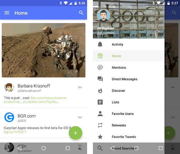 material design apps android talon