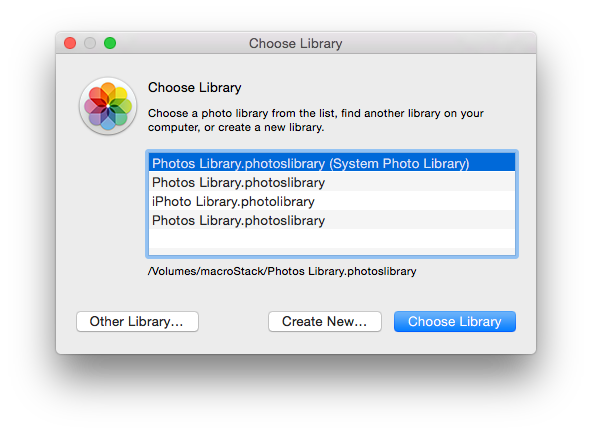 Create New System Photos Library On Mac