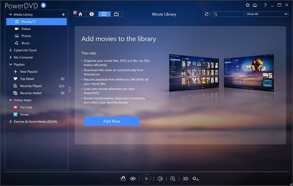 cyberlink powerdvd 14 ultra blu ray menu not showing up