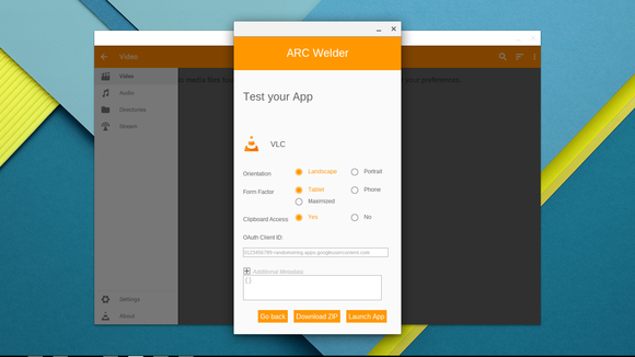 ARC Welder app