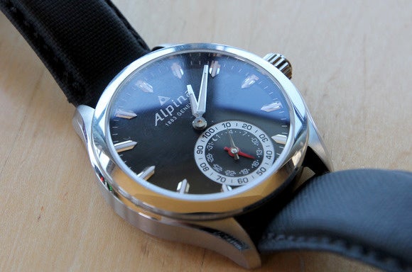 swiss smartwatch alpina close up