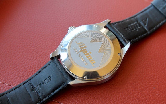 swiss smartwatch alpina emboss back