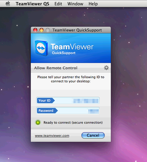 teamviewer quicksupport on os x leopard