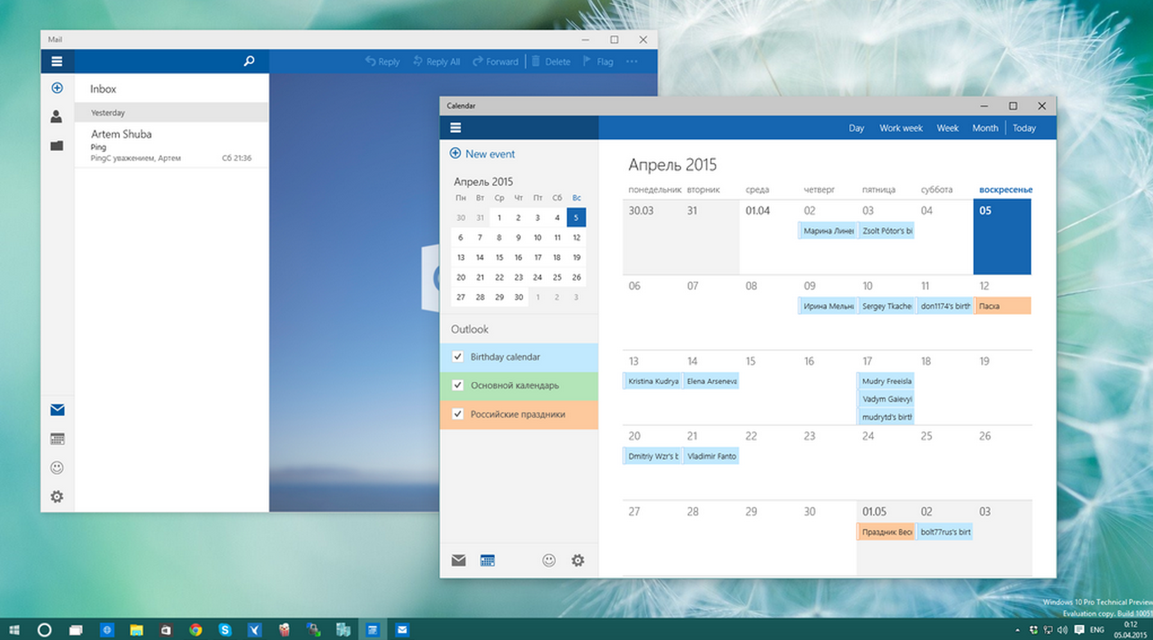 windows 10 calendar app google calendar