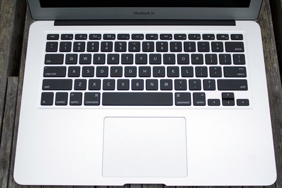 2015 MacBook Air keyboard and trackpad