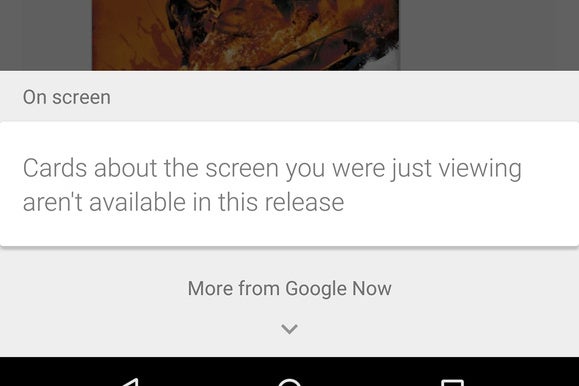 android m now on tap