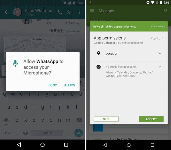 android m permissions