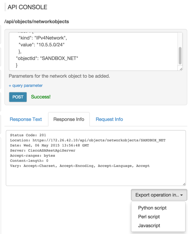 Cisco API