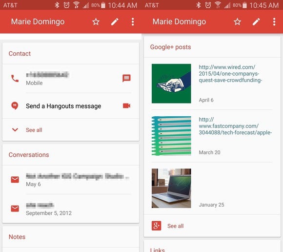 Gmail For Android Adds Shortcut For Contact Cards Quicker Setup