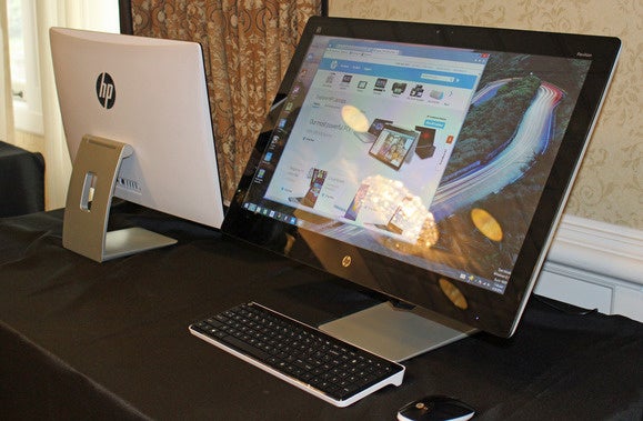 hp pavilion aio front and back