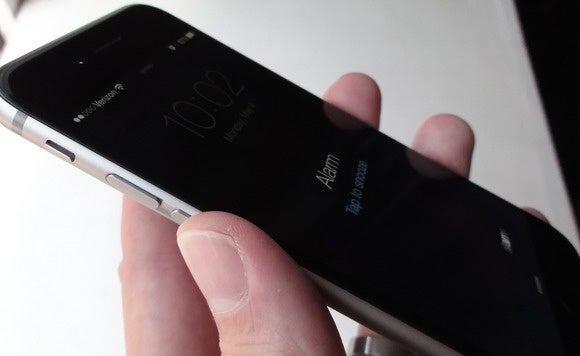 Snooze your alarm with the volume buttons