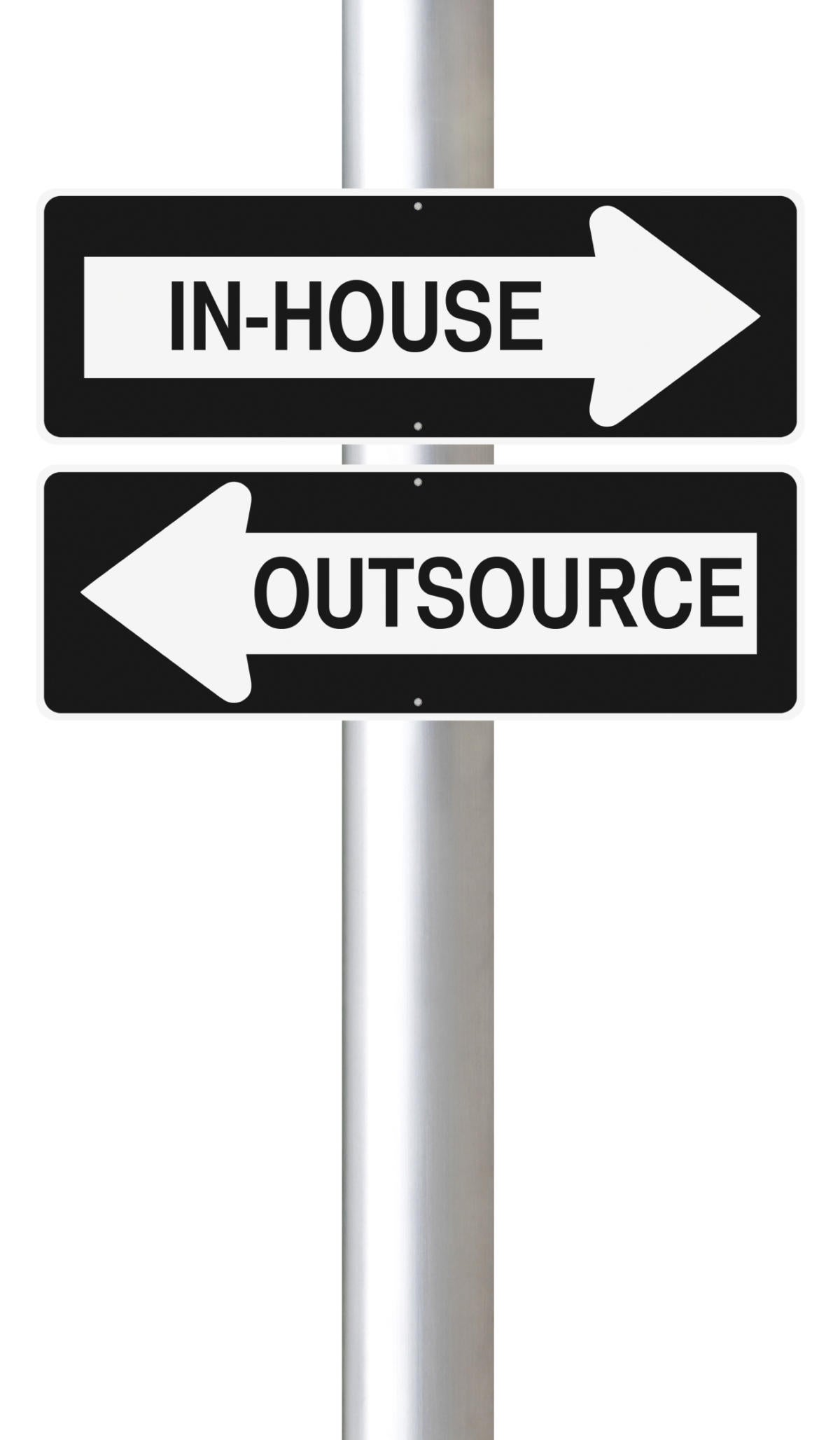 inhouse outsourcing thinkstock