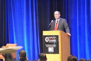 intel brian krzanich at podium