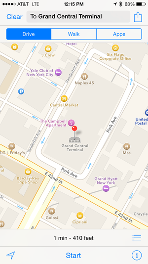 ios 8 maps