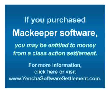 mackeeper settlement ad