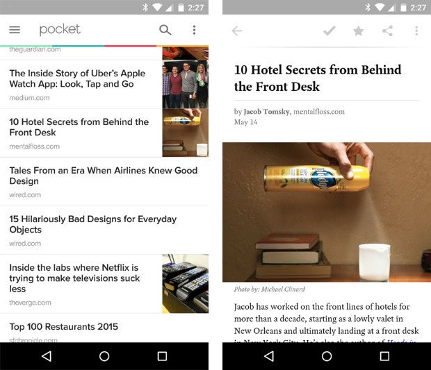 Pocket Material Design
