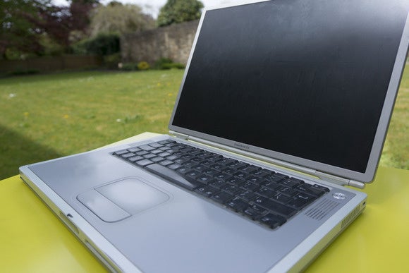 The PowerBook G4 Titanium still looks great next to today's MacBook Air ...