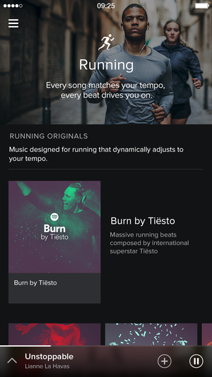 spotify running