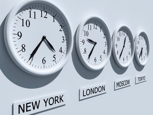 managing around time zones