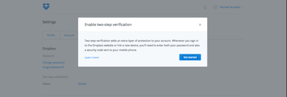 two step verification