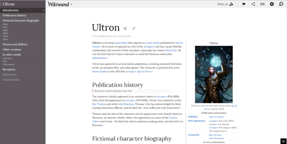 Give Wikipedia A Sleek, User-friendly Visual Overhaul With The Wikiwand ...