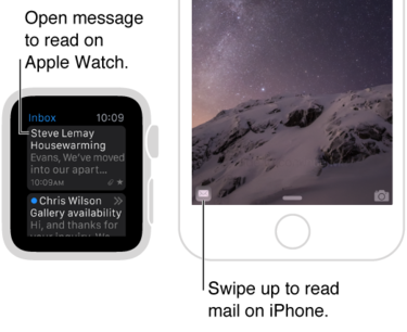 apple watch hand off