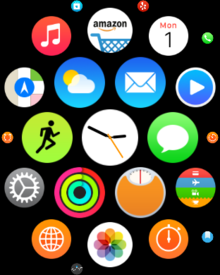 apple watch home screen icons different sizes reduce motion off