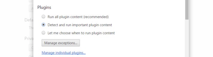 run plugins chrome