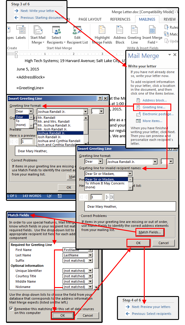 Mail Merge Master Class How To Merge Your Excel Contact