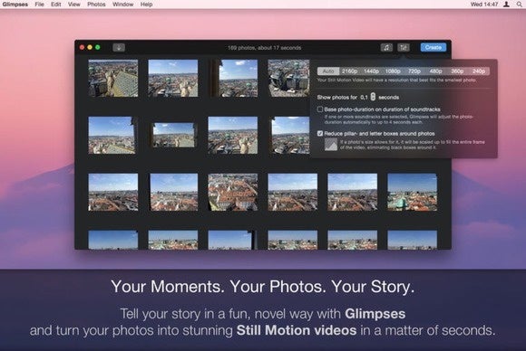 glimpses