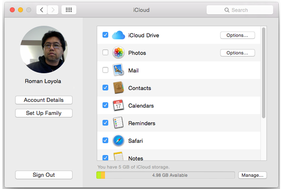 icloud system preference