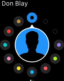 apple watch friends circle